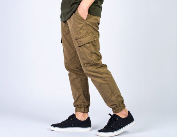 Brown 6 Pocket Cargo Pant with luxury style